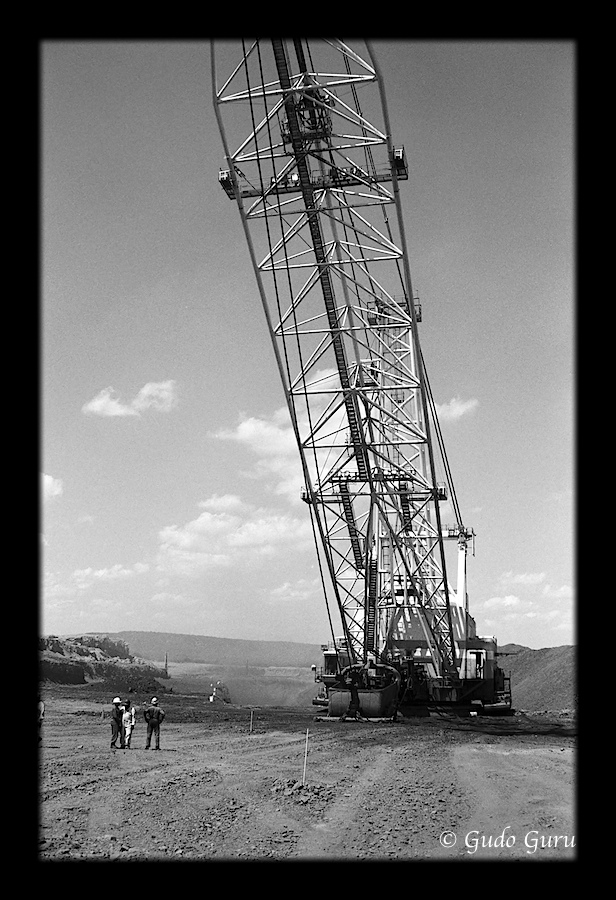 Hwange Open Cast Coal Mine, Zimbabwe