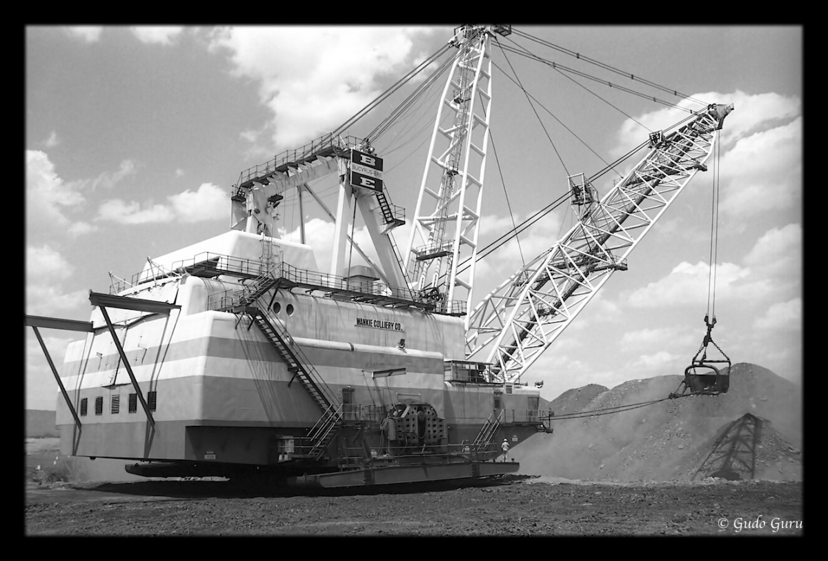 Hwange Open Cast Coal Mine, Zimbabwe