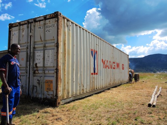 40ft high cube Yang Ming in Nyanga, Zimbabwe