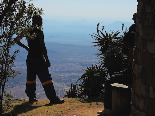 Silhouette at World's View