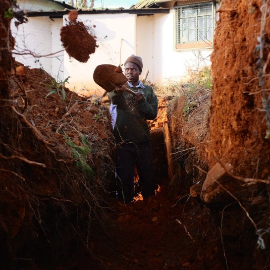 Edmore getting that earth out