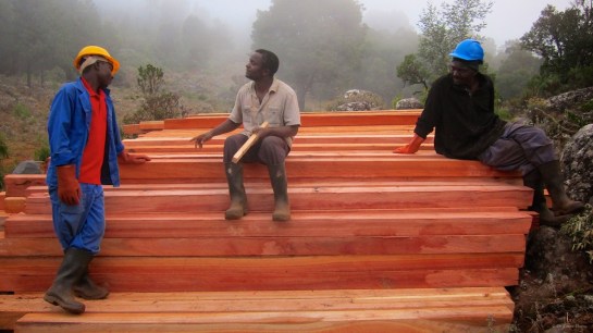 Its hard work unloading