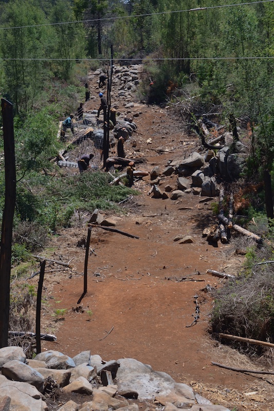 Taken standing on the Adventure Stage with arial obstacle included (electricity lines)