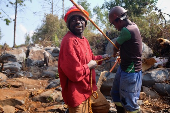 It can be tricky to coordinate the cutting and pulling