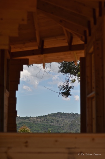 Looking north again - with roof in place