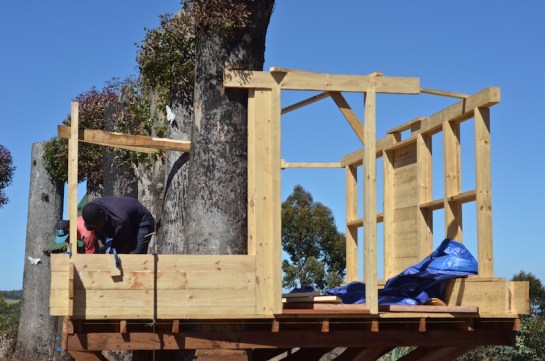 Front door frame with lintel