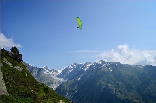 Gleitschirm Fiecscheralp