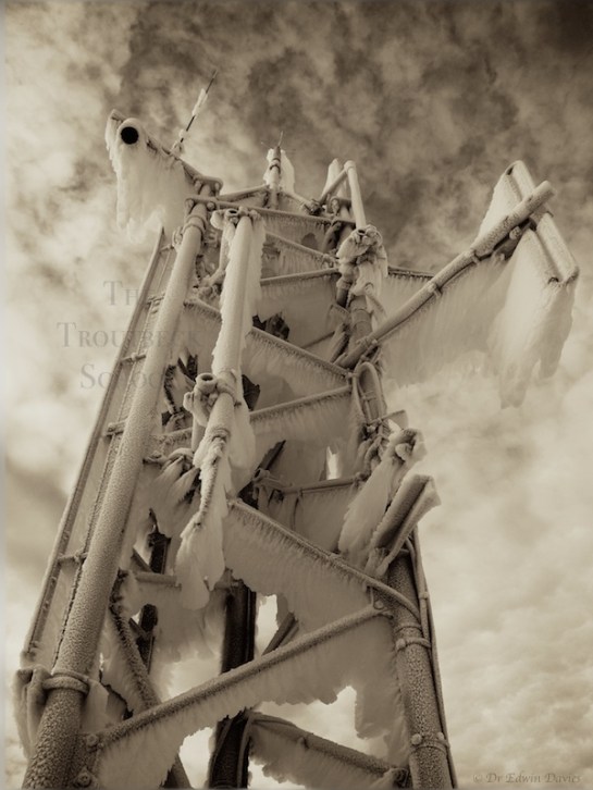 Gairn Gorm weather station in winter