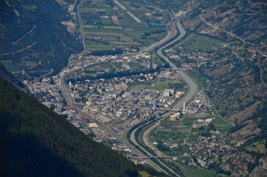 And into the Lonza werk Visp