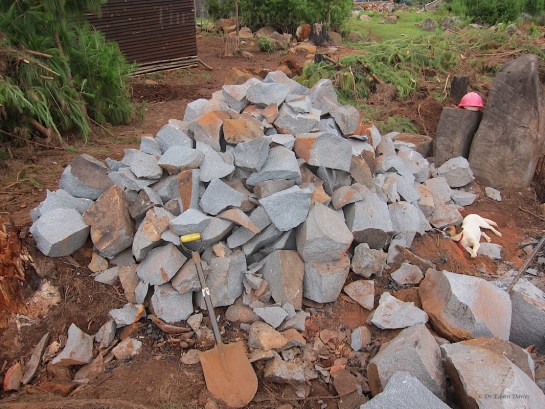 We have produced stones for our next building project (or HALBs -  semi-finished products in SAPanese)