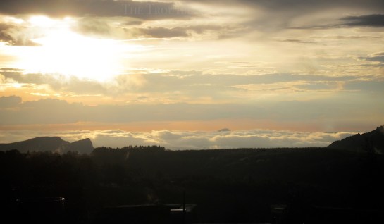 Its raining somewhere else for a change 