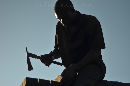 One of the adze experts