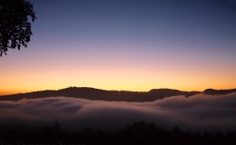 The view from Villa Straylight: evening temperature&nbsp;inversion