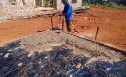 Post and beam Oct 2020 pouring the slab&nbsp;1