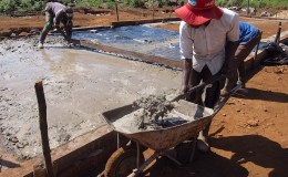Post and beam Oct 2020 pouring the slab&nbsp;2