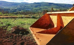 Stone built facility Dec 2019 – collecting our own gravel for the concrete&nbsp;slab