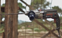 Drilling Eucalyptus with 450 mm rebar drill&nbsp;bit