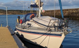 Storm Glider Goes North 6c (Bangor to Ardrishaig): Ardrishaig and the Crinan Canal sea&nbsp;lock